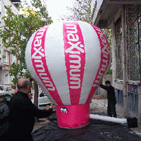 yazılı reklam balonları